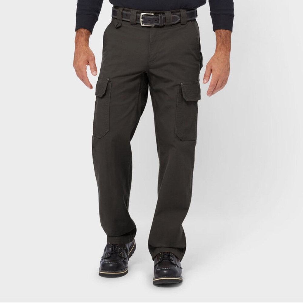 Duluth Trading Flex Fire Hose Cargo Work pants black  38 x 32